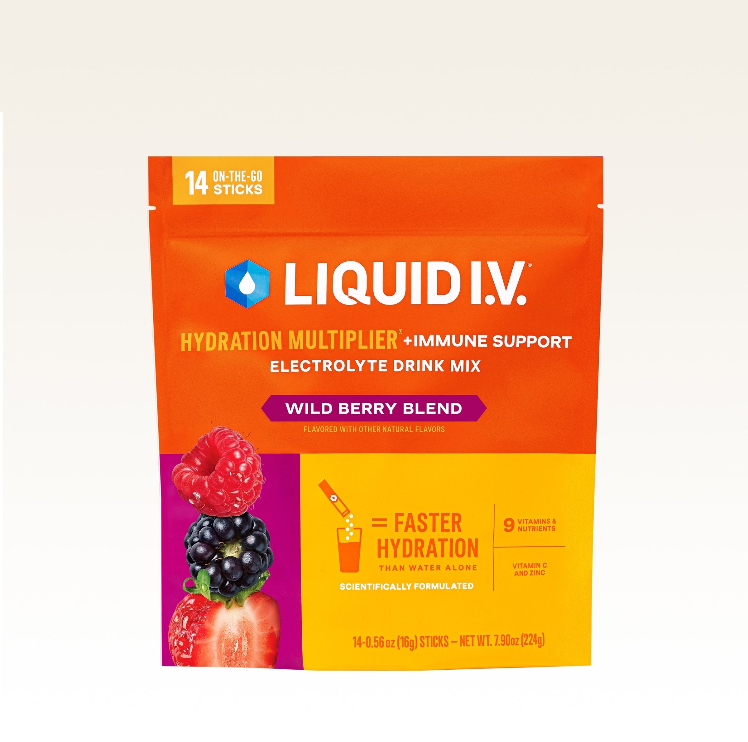 Wild Berry Blend Hydration Multiplier® +Immune Support - Easy Berry Wellness